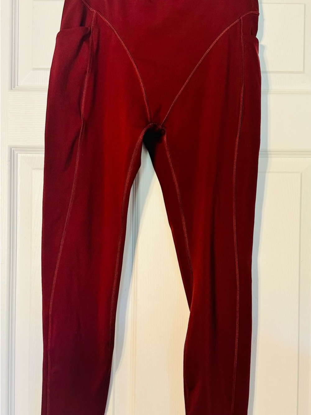 Savage X Fenty Red High-Waist Leggings